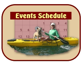 Dog walking events schedule